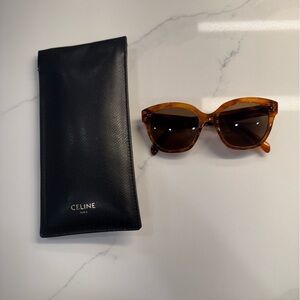 Celine Sunglasses and Black Pouch